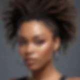 Close-up of beautifully styled afro twists highlighting texture and definition