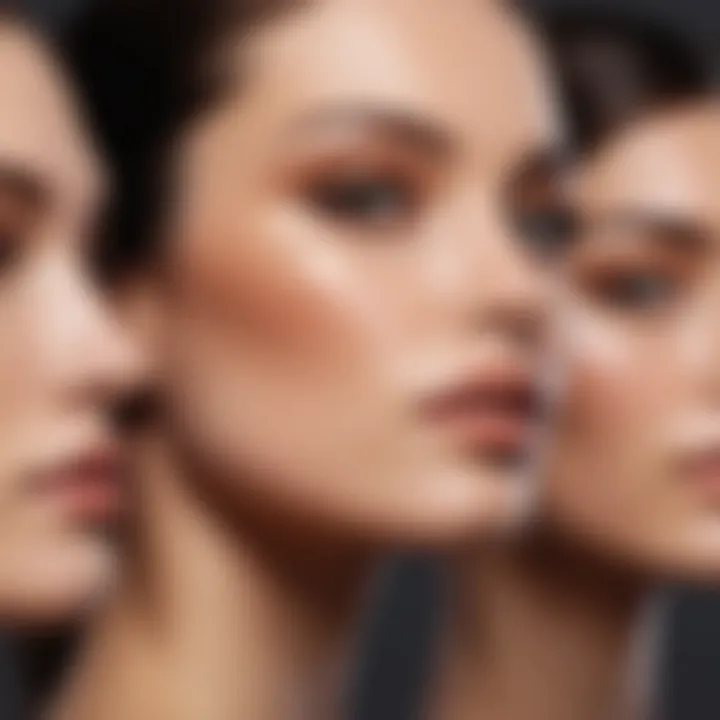 Diverse individuals showcasing the versatility of Giorgio Armani Power Fabric Foundation on various skin tones