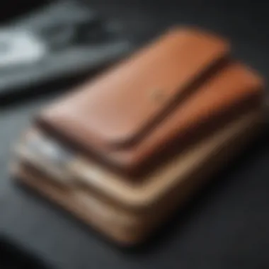 Material comparison of wallet fabrics