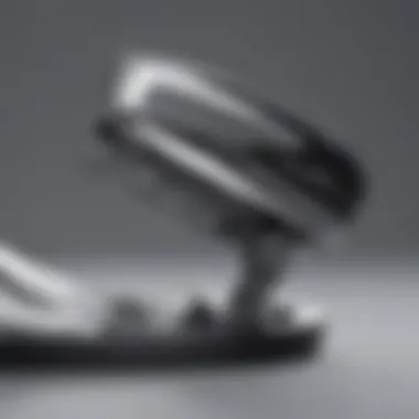 Close-up of Teflon iron soleplate showcasing advanced technology.