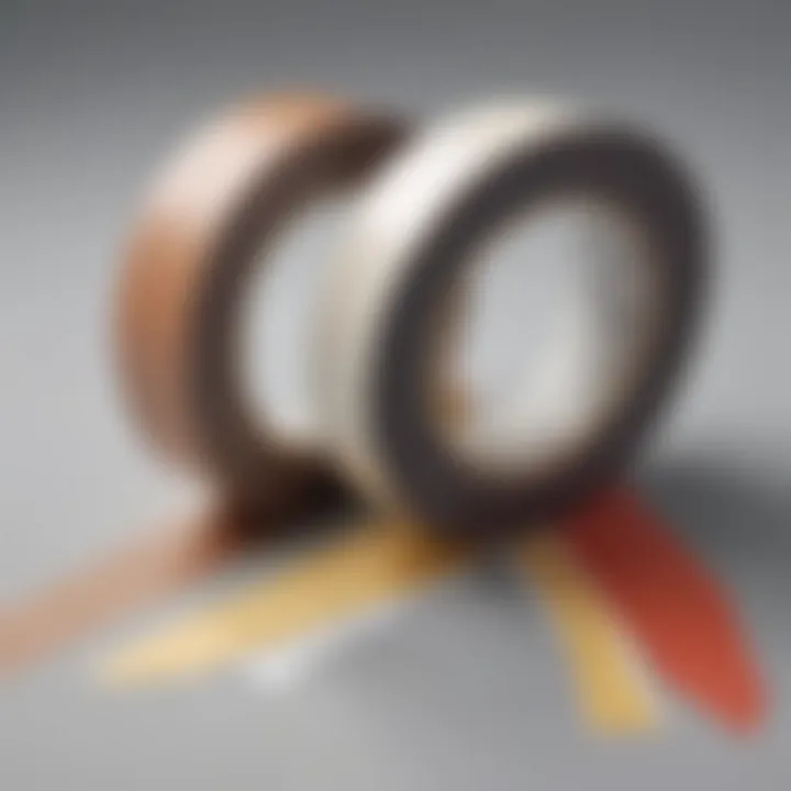 Variety of double-sided adhesive tape options displayed