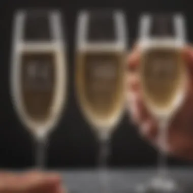 Care tips for maintaining personalized champagne flutes