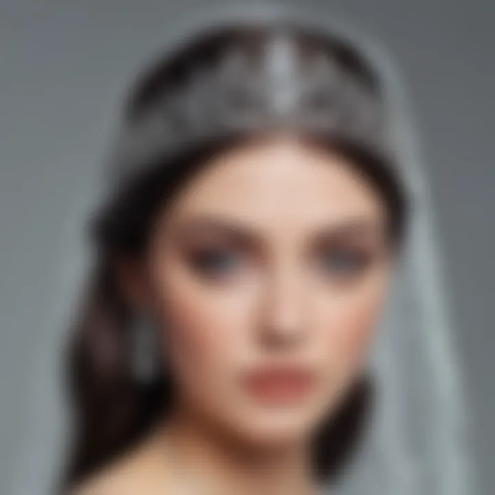 Showcasing modern trends in veils and tiaras